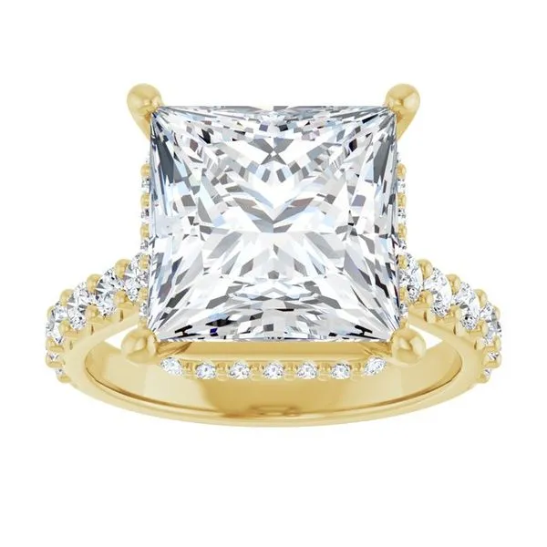 Hidden Halo-Style Engagement Ring Image 3 J. Thomas Jewelers Rochester Hills, MI