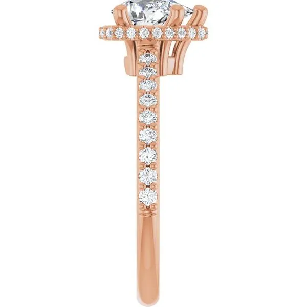 Hidden Halo-Style Engagement Ring Image 4 Shipley's Fine Jewelry Hampstead, MD