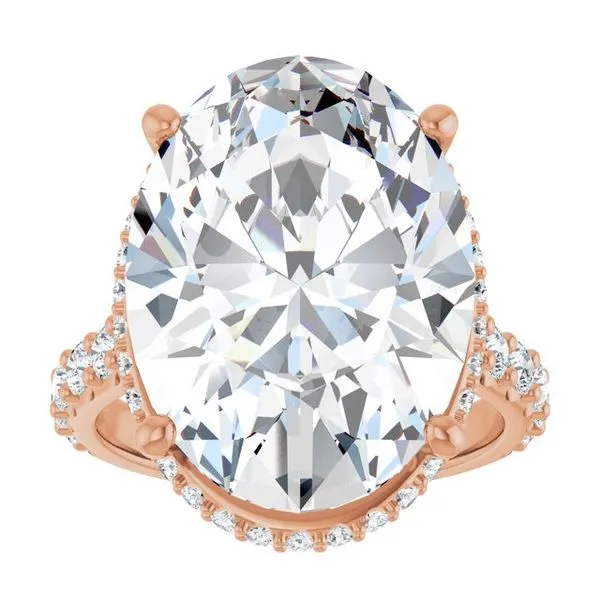 Hidden Halo-Style Engagement Ring Image 3 J. Thomas Jewelers Rochester Hills, MI