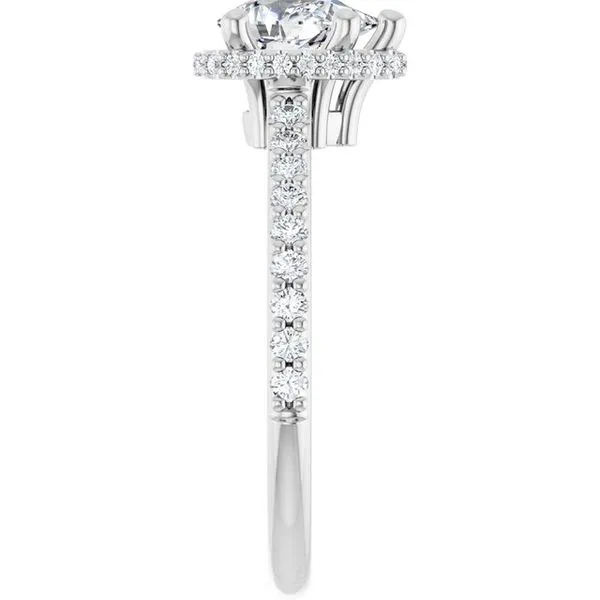 Hidden Halo-Style Engagement Ring Image 4 Redlands Jewelers Redlands, CA