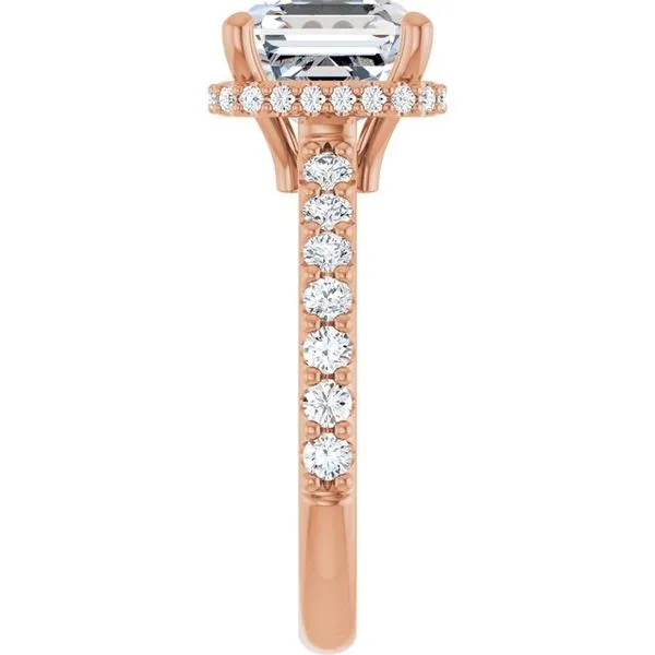 Hidden Halo-Style Engagement Ring Image 4 Jimmy Smith Jewelers Decatur, AL