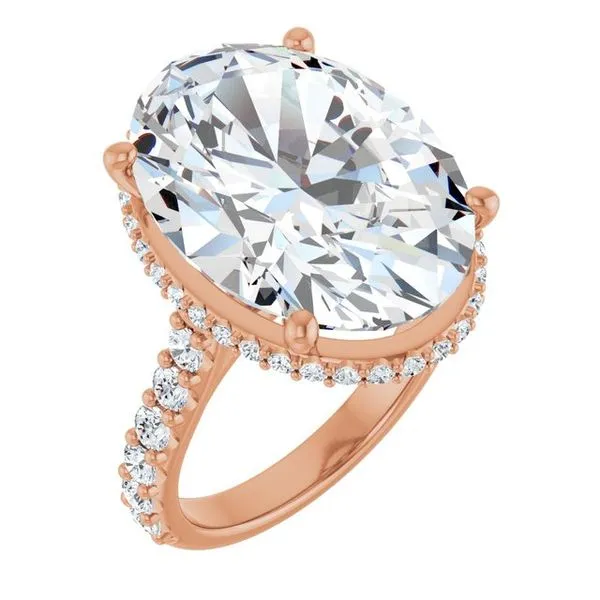 Hidden Halo-Style Engagement Ring Paul James Jewelers Angels Camp, CA