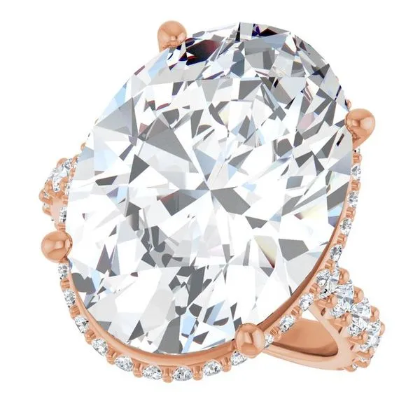 Hidden Halo-Style Engagement Ring Image 5 Michael Szwed Jewelers Longmeadow, MA