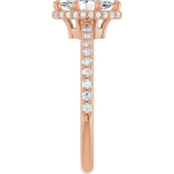 Hidden Halo-Style Engagement Ring Image 4 Austin's Fine Diamonds & Jewelry Lyndhurst, NJ