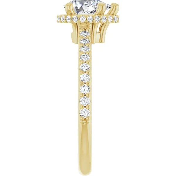 Hidden Halo-Style Engagement Ring Image 4 Mark Jewellers La Crosse, WI