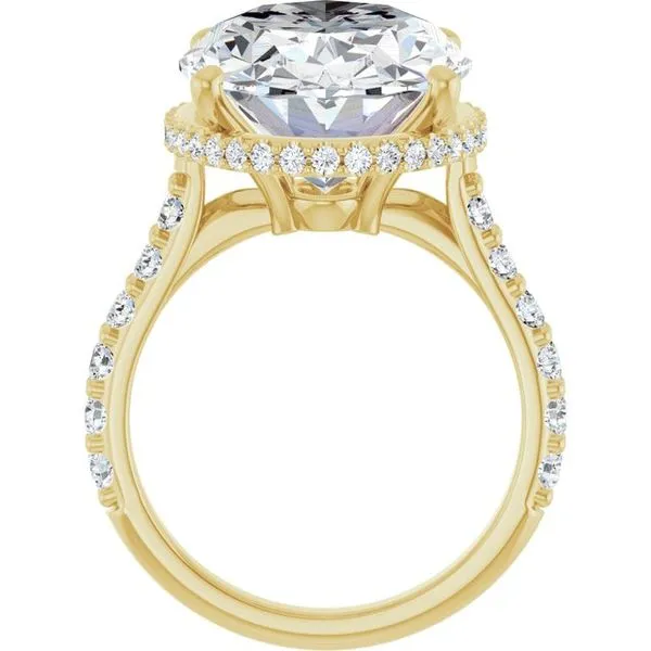 Hidden Halo-Style Engagement Ring Image 2 Paul James Jewelers Angels Camp, CA