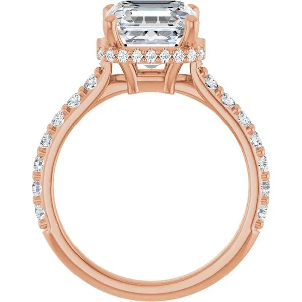 Hidden Halo-Style Engagement Ring Image 2 Futer Bros Jewelers York, PA