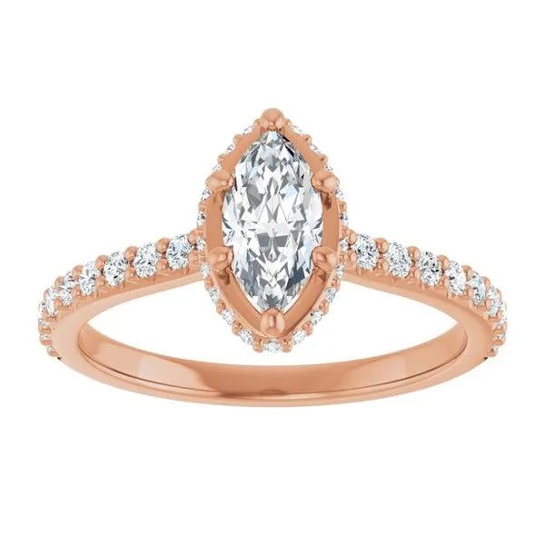 Hidden Halo-Style Engagement Ring Image 3 Morin Jewelers Southbridge, MA