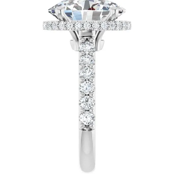 Hidden Halo-Style Engagement Ring Image 4 J. Thomas Jewelers Rochester Hills, MI