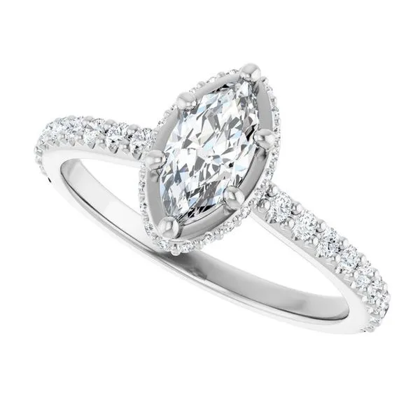 Hidden Halo-Style Engagement Ring Image 5 Paul James Jewelers Angels Camp, CA