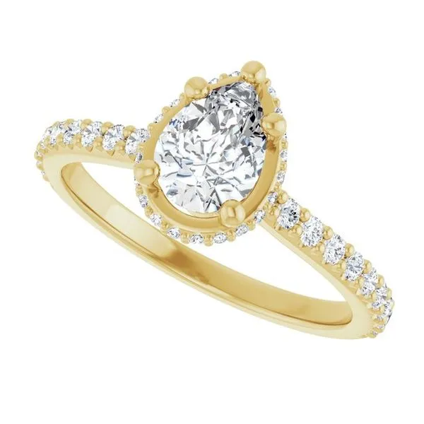 Hidden Halo-Style Engagement Ring Image 5 Mark Jewellers La Crosse, WI