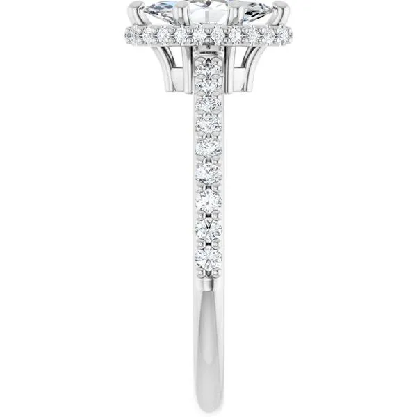 Hidden Halo-Style Engagement Ring Image 4 J. Thomas Jewelers Rochester Hills, MI