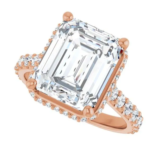 Hidden Halo-Style Engagement Ring Image 5 Austin's Fine Diamonds & Jewelry Lyndhurst, NJ