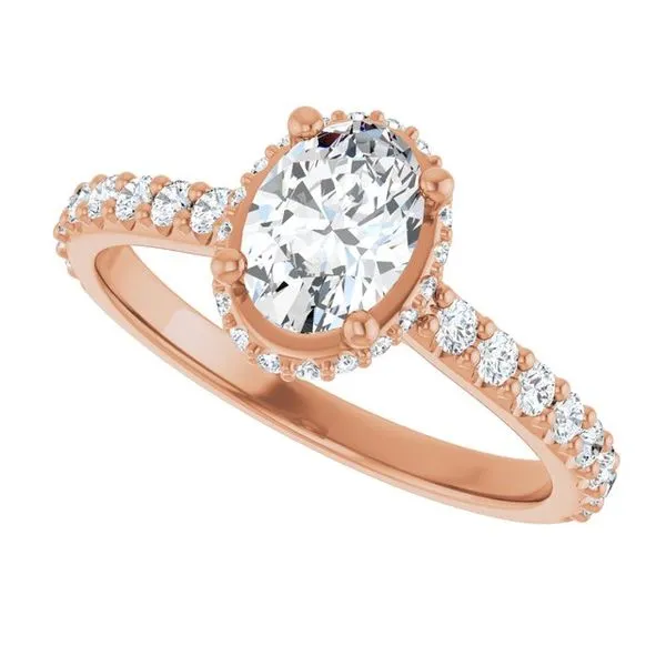 Hidden Halo-Style Engagement Ring Image 5 J. Thomas Jewelers Rochester Hills, MI