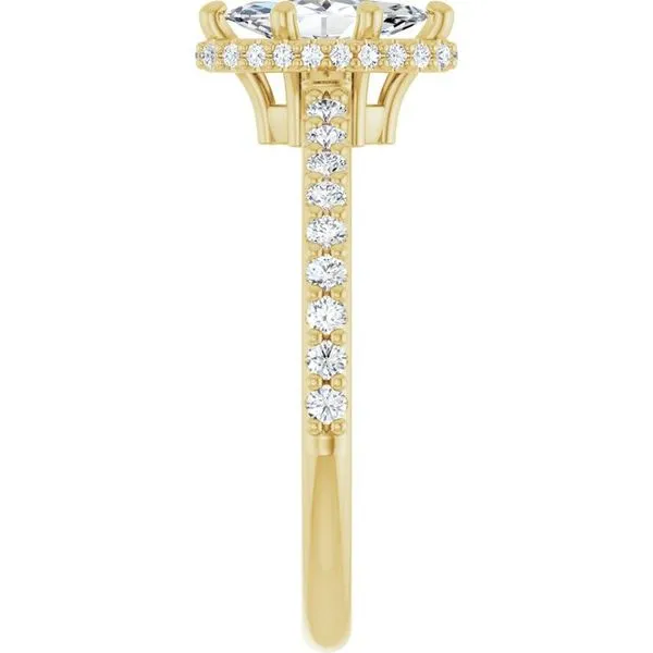 Hidden Halo-Style Engagement Ring Image 4 Clater Jewelers Louisville, KY
