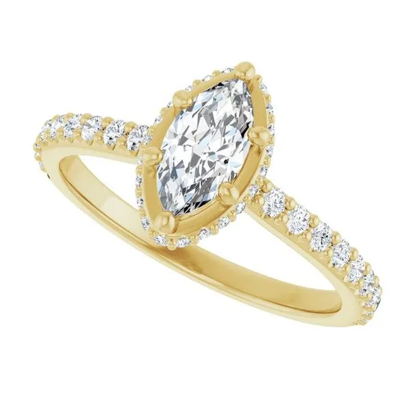 Hidden Halo-Style Engagement Ring Image 5 Ocean View Jewelers Millville, DE