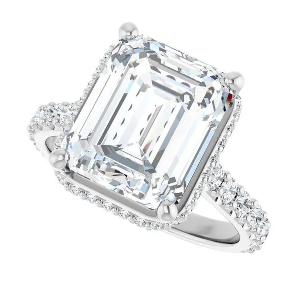 Hidden Halo-Style Engagement Ring Image 5 Paul James Jewelers Angels Camp, CA