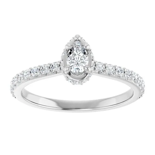 Hidden Halo-Style Engagement Ring Image 3 Paul James Jewelers Angels Camp, CA