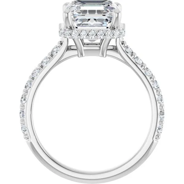 Hidden Halo-Style Engagement Ring Image 2 J. Thomas Jewelers Rochester Hills, MI