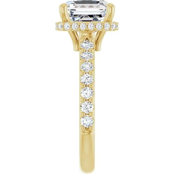 Hidden Halo-Style Engagement Ring Image 4 J. Thomas Jewelers Rochester Hills, MI