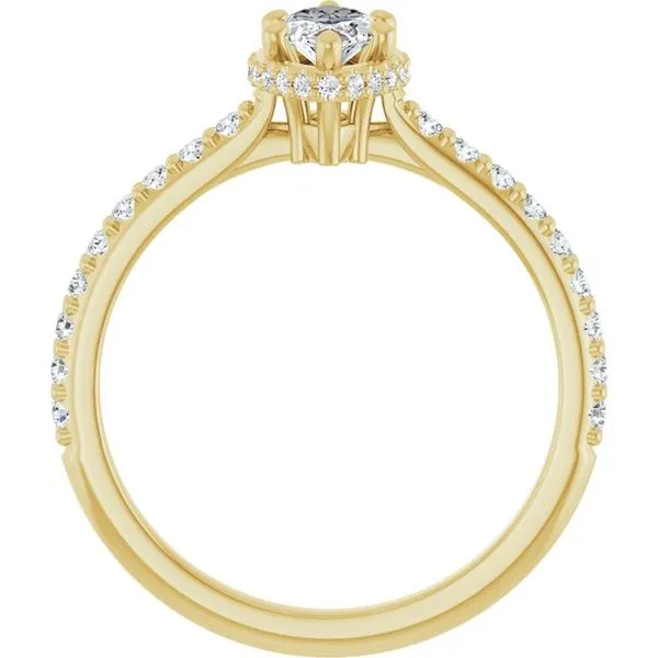 Hidden Halo-Style Engagement Ring Image 2 J. Thomas Jewelers Rochester Hills, MI