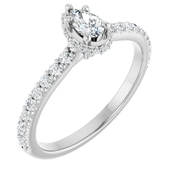 Hidden Halo-Style Engagement Ring J. Thomas Jewelers Rochester Hills, MI