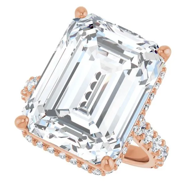 Hidden Halo-Style Engagement Ring Image 5 Shipley's Fine Jewelry Hampstead, MD