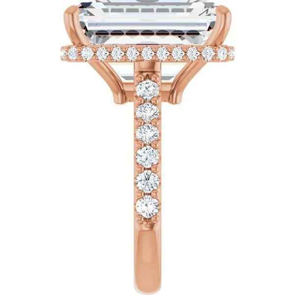 Hidden Halo-Style Engagement Ring Image 4 Paul James Jewelers Angels Camp, CA