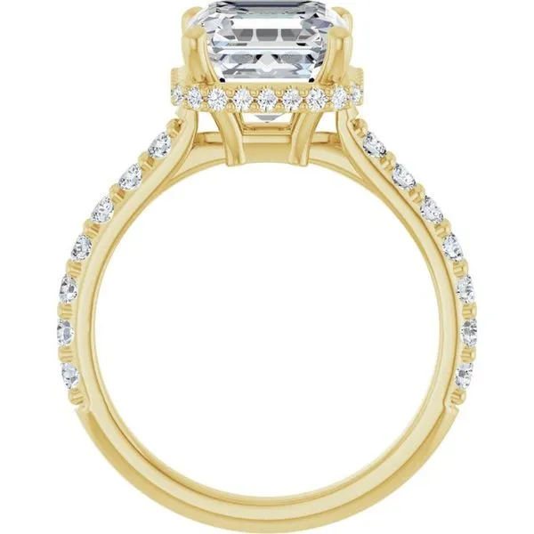 Hidden Halo-Style Engagement Ring Image 2 J. Thomas Jewelers Rochester Hills, MI