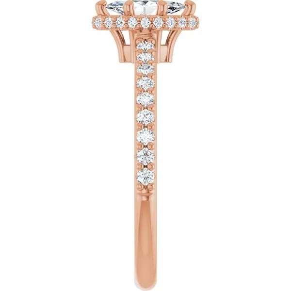 Hidden Halo-Style Engagement Ring Image 4 Morin Jewelers Southbridge, MA