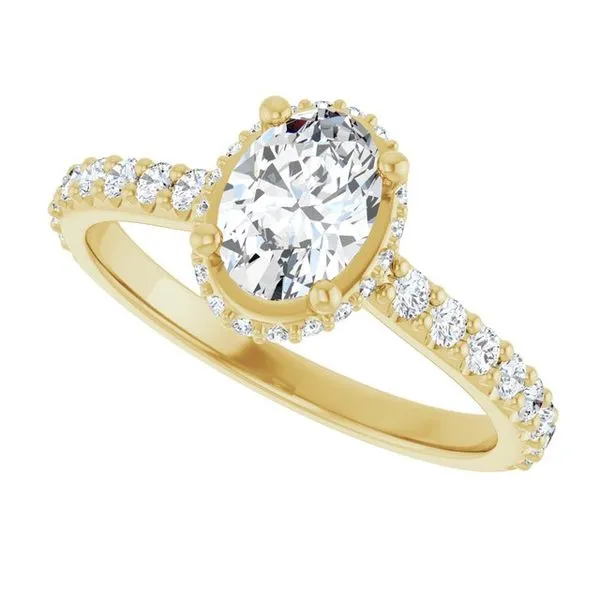 Hidden Halo-Style Engagement Ring Image 5 Jimmy Smith Jewelers Decatur, AL
