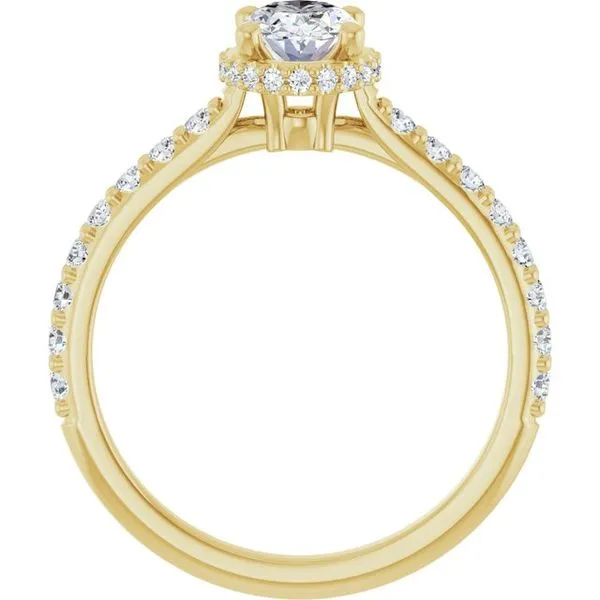 Hidden Halo-Style Engagement Ring Image 2 Arezzo Jewelers Elmwood Park, IL