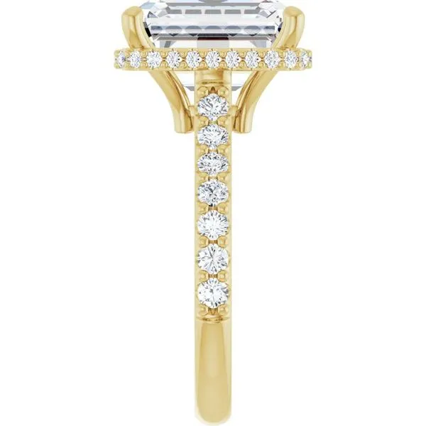 Hidden Halo-Style Engagement Ring Image 4 J. Thomas Jewelers Rochester Hills, MI