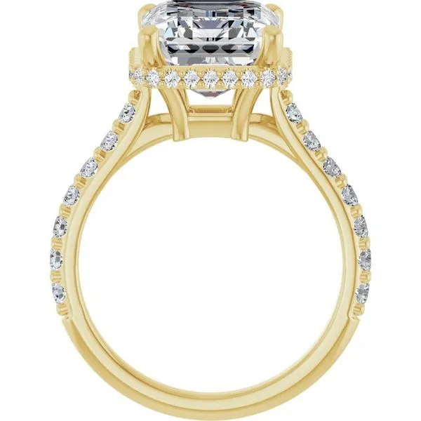 Hidden Halo-Style Engagement Ring Image 2 Paul James Jewelers Angels Camp, CA