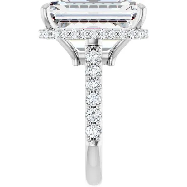 Hidden Halo-Style Engagement Ring Image 4 Jimmy Smith Jewelers Decatur, AL