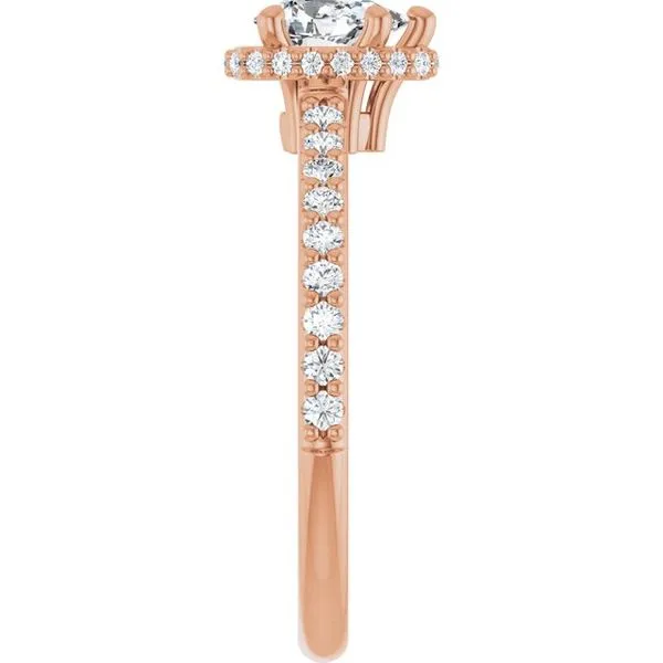 Hidden Halo-Style Engagement Ring Image 4 Clater Jewelers Louisville, KY