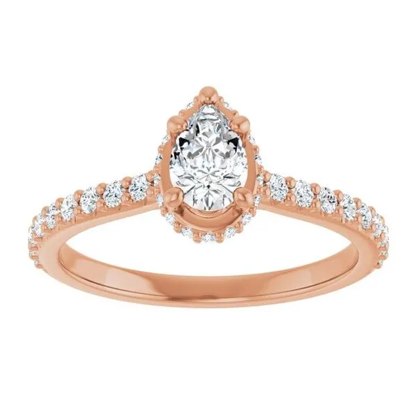 Hidden Halo-Style Engagement Ring Image 3 JF Jones Jewelers Rochester, NY