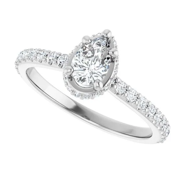 Hidden Halo-Style Engagement Ring Image 5 Shipley's Fine Jewelry Hampstead, MD