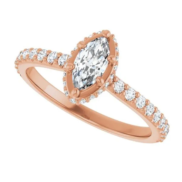 Hidden Halo-Style Engagement Ring Image 5 Austin's Fine Diamonds & Jewelry Lyndhurst, NJ