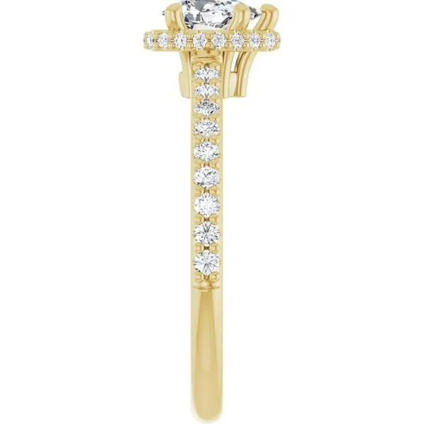 Hidden Halo-Style Engagement Ring Image 4 Jimmy Smith Jewelers Decatur, AL