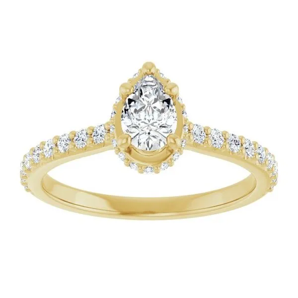 Hidden Halo-Style Engagement Ring Image 3 Mark Jewellers La Crosse, WI