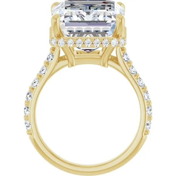 Hidden Halo-Style Engagement Ring Image 2 Jimmy Smith Jewelers Decatur, AL
