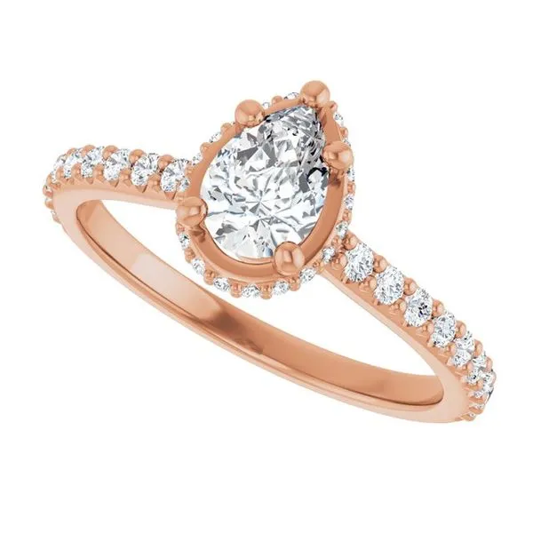 Hidden Halo-Style Engagement Ring Image 5 Futer Bros Jewelers York, PA