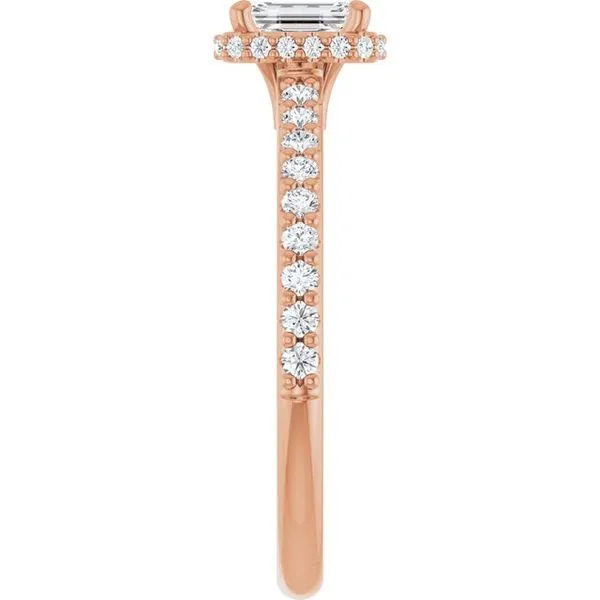 Hidden Halo-Style Engagement Ring Image 4 Shipley's Fine Jewelry Hampstead, MD