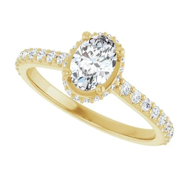 Hidden Halo-Style Engagement Ring Image 5 Natale Jewelers Sewell, NJ