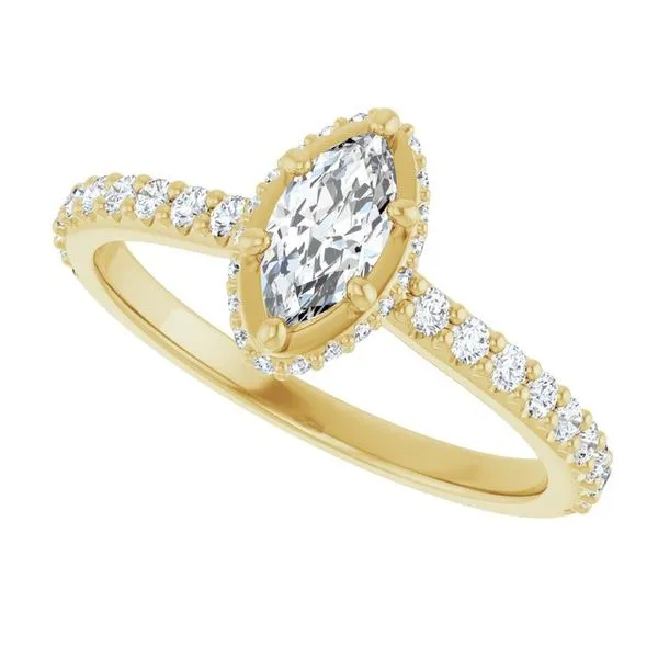 Hidden Halo-Style Engagement Ring Image 5 Shipley's Fine Jewelry Hampstead, MD