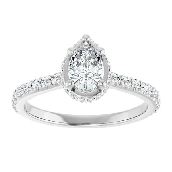 Hidden Halo-Style Engagement Ring Image 3 Shipley's Fine Jewelry Hampstead, MD