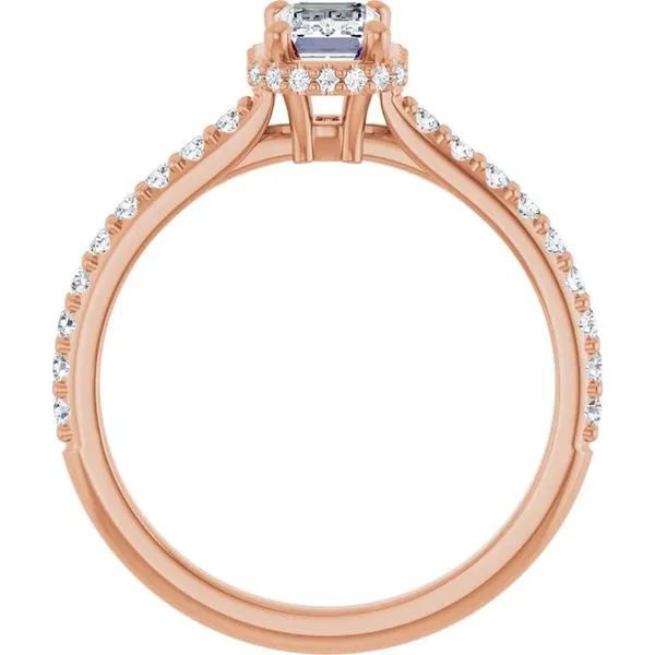 Hidden Halo-Style Engagement Ring Image 2 Raleigh Diamond Fine Jewelry Raleigh, NC