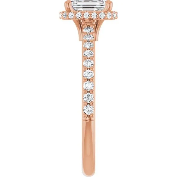Hidden Halo-Style Engagement Ring Image 4 Stuart Benjamin & Co. Jewelry Designs San Diego, CA