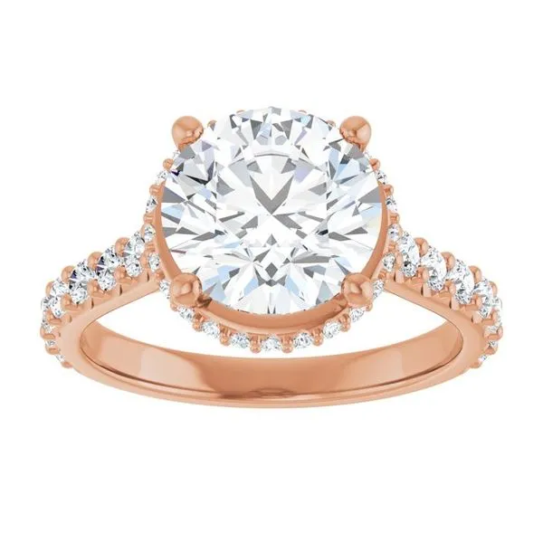 Hidden Halo-Style Engagement Ring Image 3 Jimmy Smith Jewelers Decatur, AL